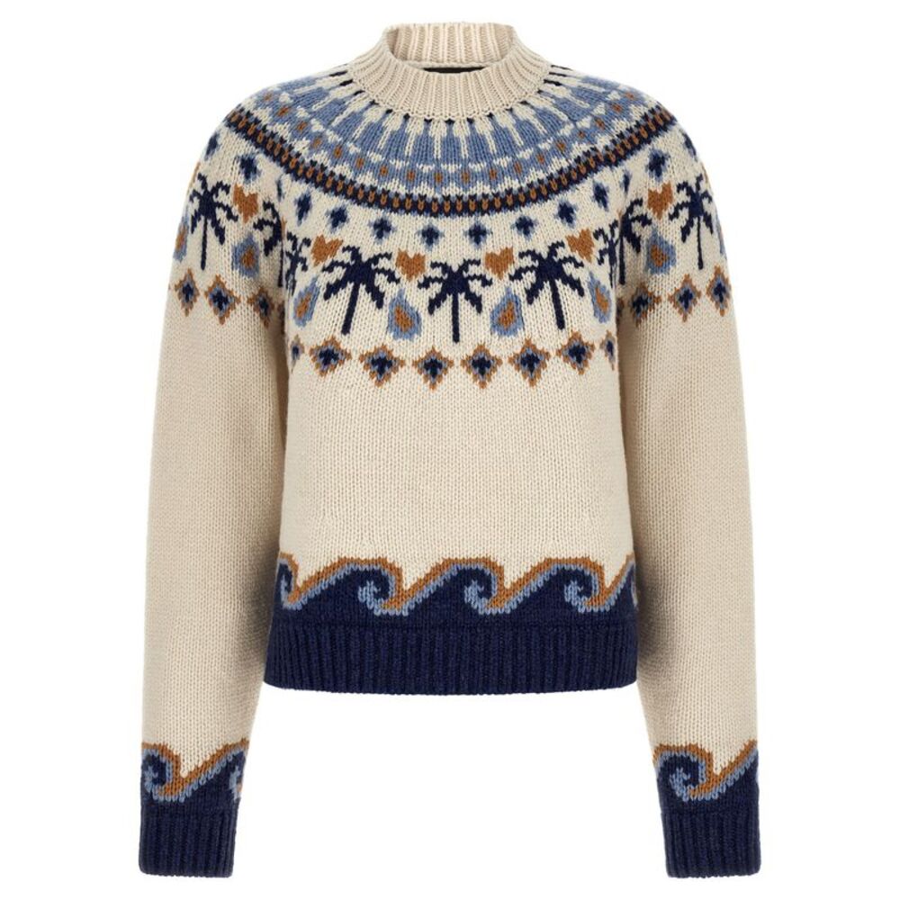 Alanui Multicolor Virgin Wool Women's Cardigan